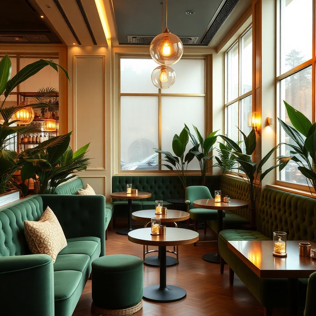 Tea Square Cafe interior